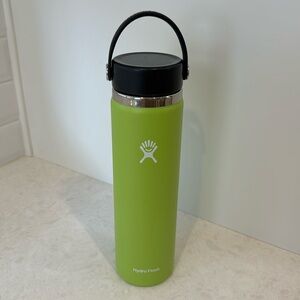 Wide Mouth 24 oz Hydroflask 💚